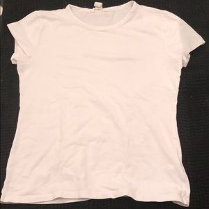 Basic white tee